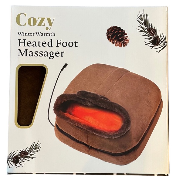 Legend Brands Other - Cozy Winter Warmth 2-in-1 Heated Foot Massager & Heating Pad NEW!